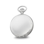 Charles Hubert Stainless Steel White Dial with Date Pocket Watch