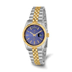 Mens Charles Hubert Two-tone Stainless Steel Blue Dial Watch