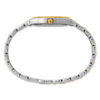 Mens Charles Hubert Two-tone Brass White Dial Watch