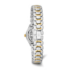 Ladies Charles Hubert Two-tone Brass White Dial Watch