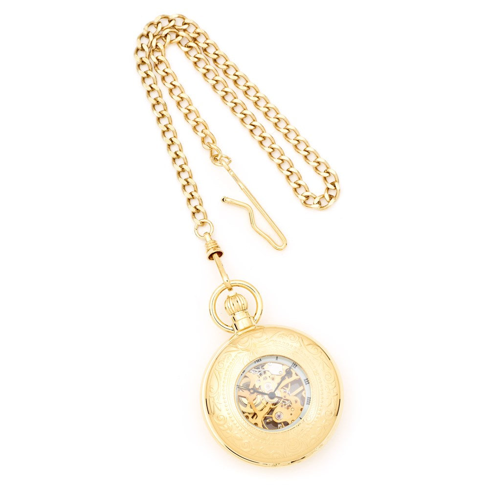 Charles Hubert Gold-finish Pocket Watch