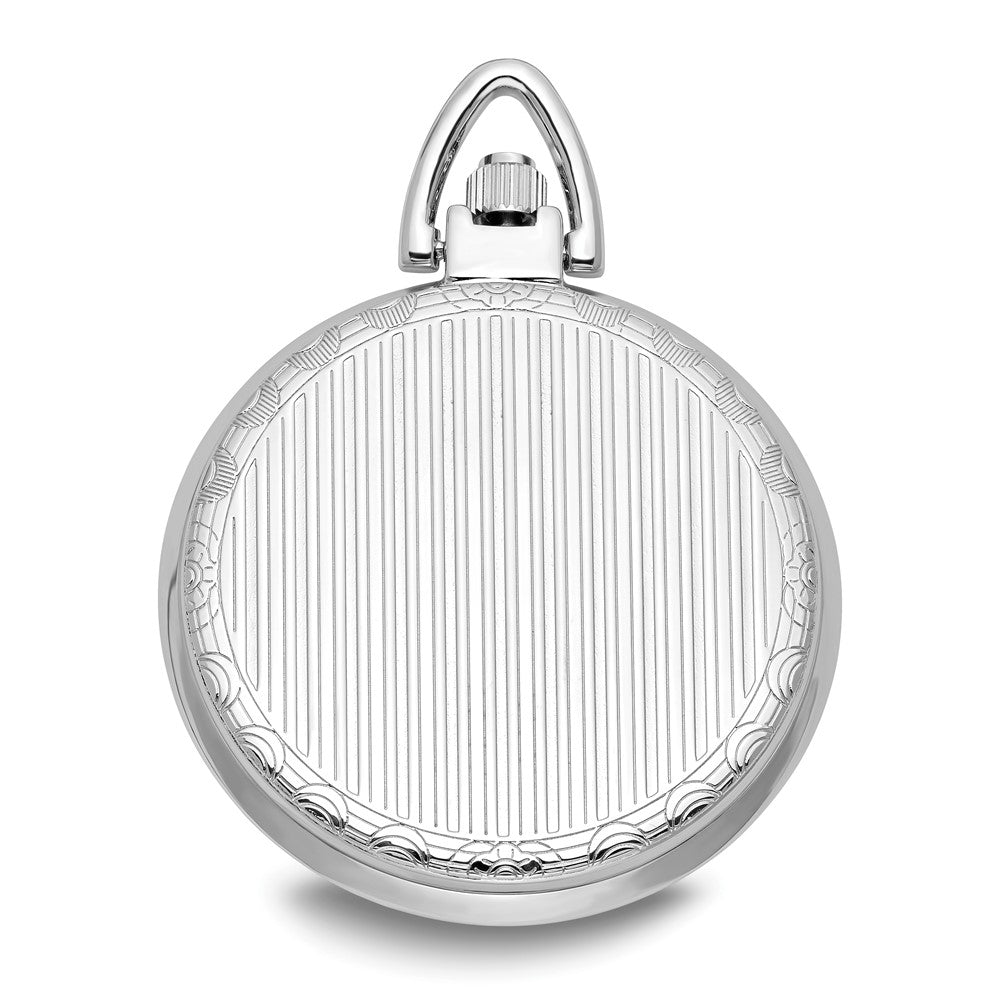 Charles Hubert Gold-finish Two-tone White Dial Pocket Watch