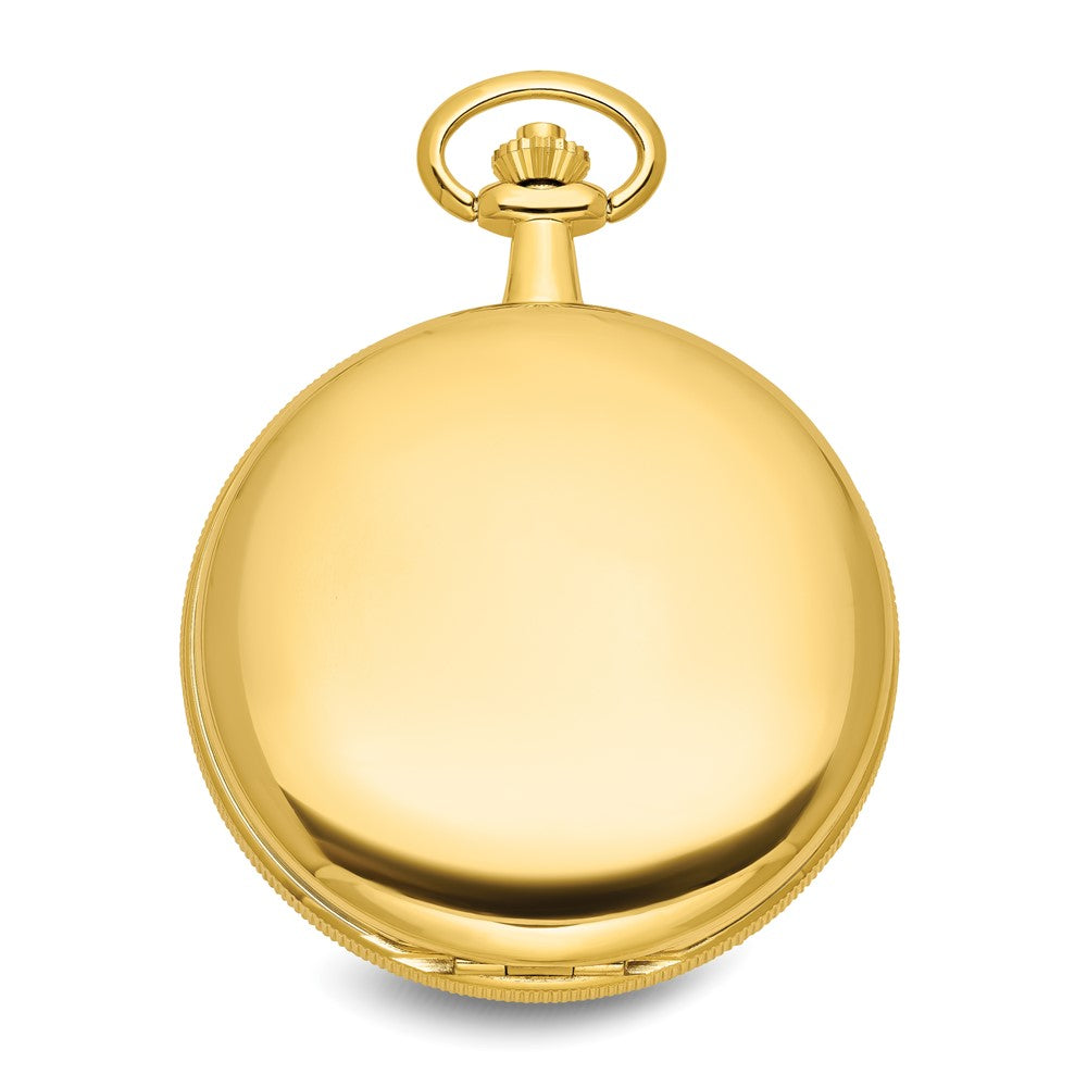 Charles Hubert Gold-tone finish White Dial with Date Pocket Watch