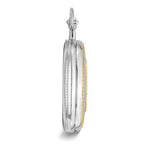 Charles Hubert Gold-finish Two-tone White Dial Pocket Watch
