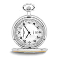 Charles Hubert Gold-finish Two-tone White Dial Pocket Watch