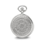 Charles Hubert Chrome-finish White Dial Three Hands Pocket Watch