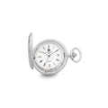 Charles Hubert Chrome-finish White Dial Three Hands Pocket Watch