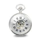 Charles Hubert Chrome-finish White Dial Pocket Watch