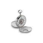 Charles Hubert Chrome-finish White Dial Pocket Watch
