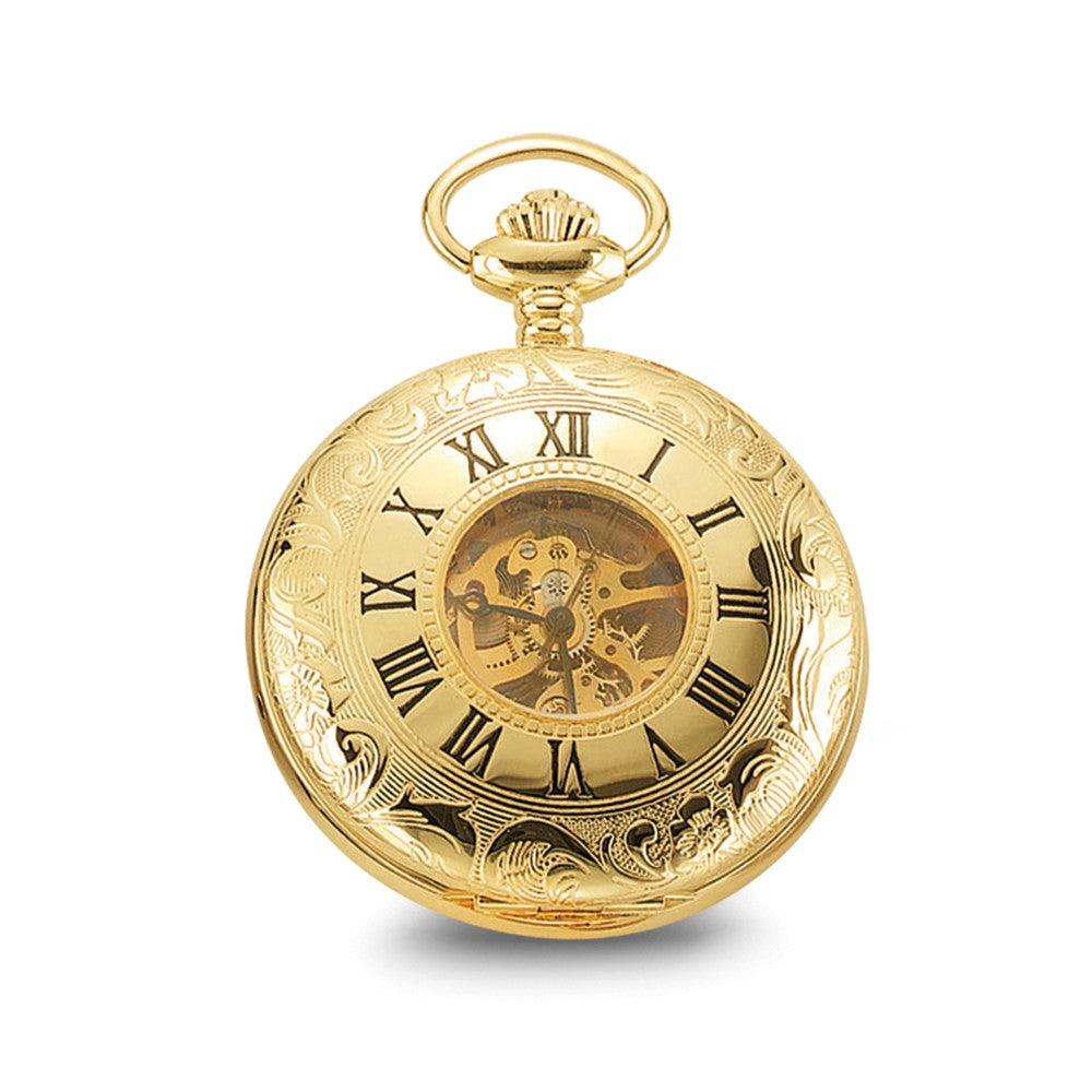 Charles Hubert Gold-finish White Dial Pocket Watch