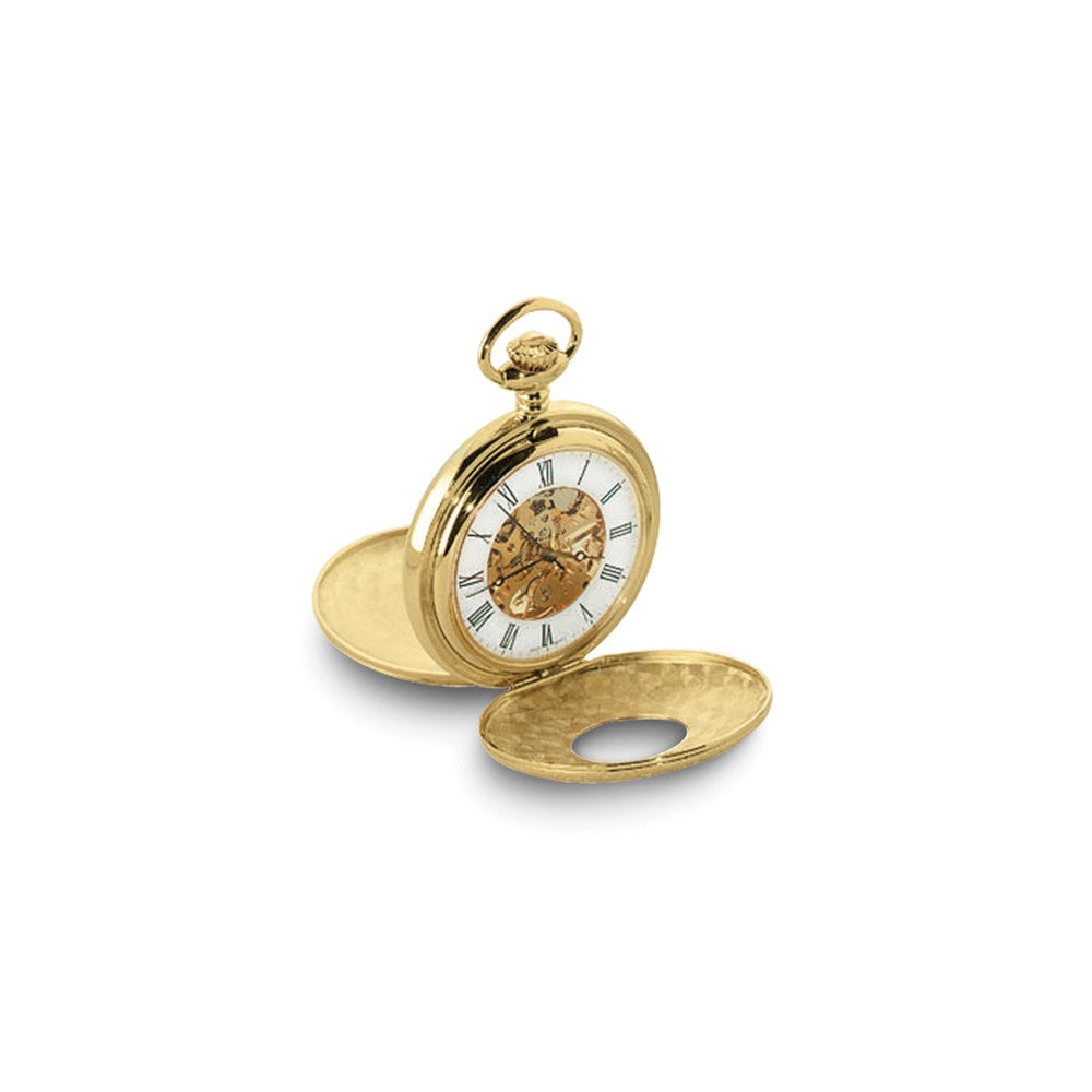 Charles Hubert Gold-finish White Dial Pocket Watch