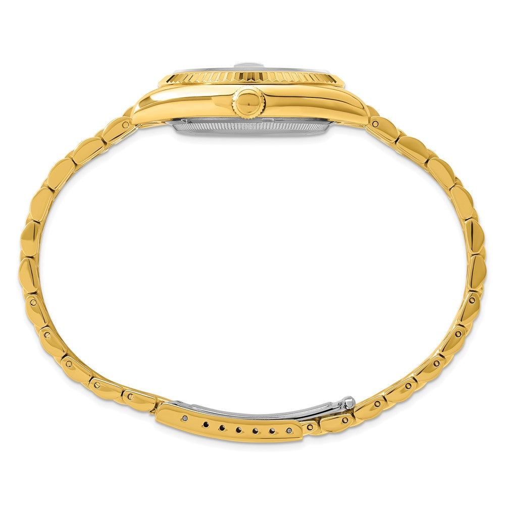 Mens Charles Hubert IP-plated Gold-tone Dial Watch