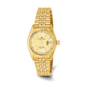 Mens Charles Hubert IP-plated Gold-tone Dial Watch