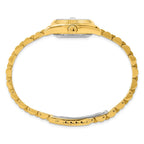 Ladies Charles Hubert IP-plated Gold-tone Dial Watch
