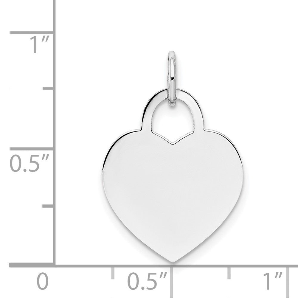 10Kw Heart Disc Charm