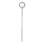 14K White Gold Plain .027 Gauge Round Engravable 32mm Disc Charm