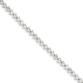 14k White Gold Diamond Bracelet