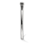 14k White Gold 1/10 carat Diamond Bar Ring