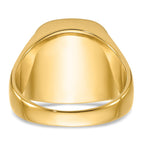 IB Goodman 14k Mens Polished and Textured with Black Enamel and Onyx Masonic Ring
