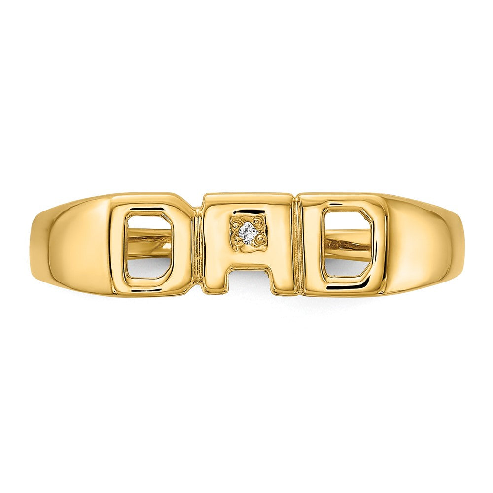 IB Goodman 14k A Diamond Mens DAD Ring