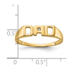 IB Goodman 14k VS Diamond Mens DAD Ring