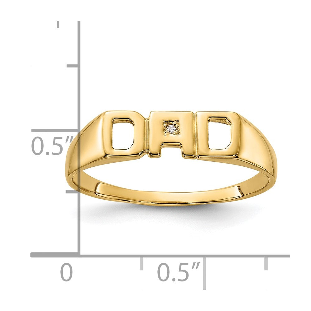 IB Goodman 14k VS Diamond Mens DAD Ring