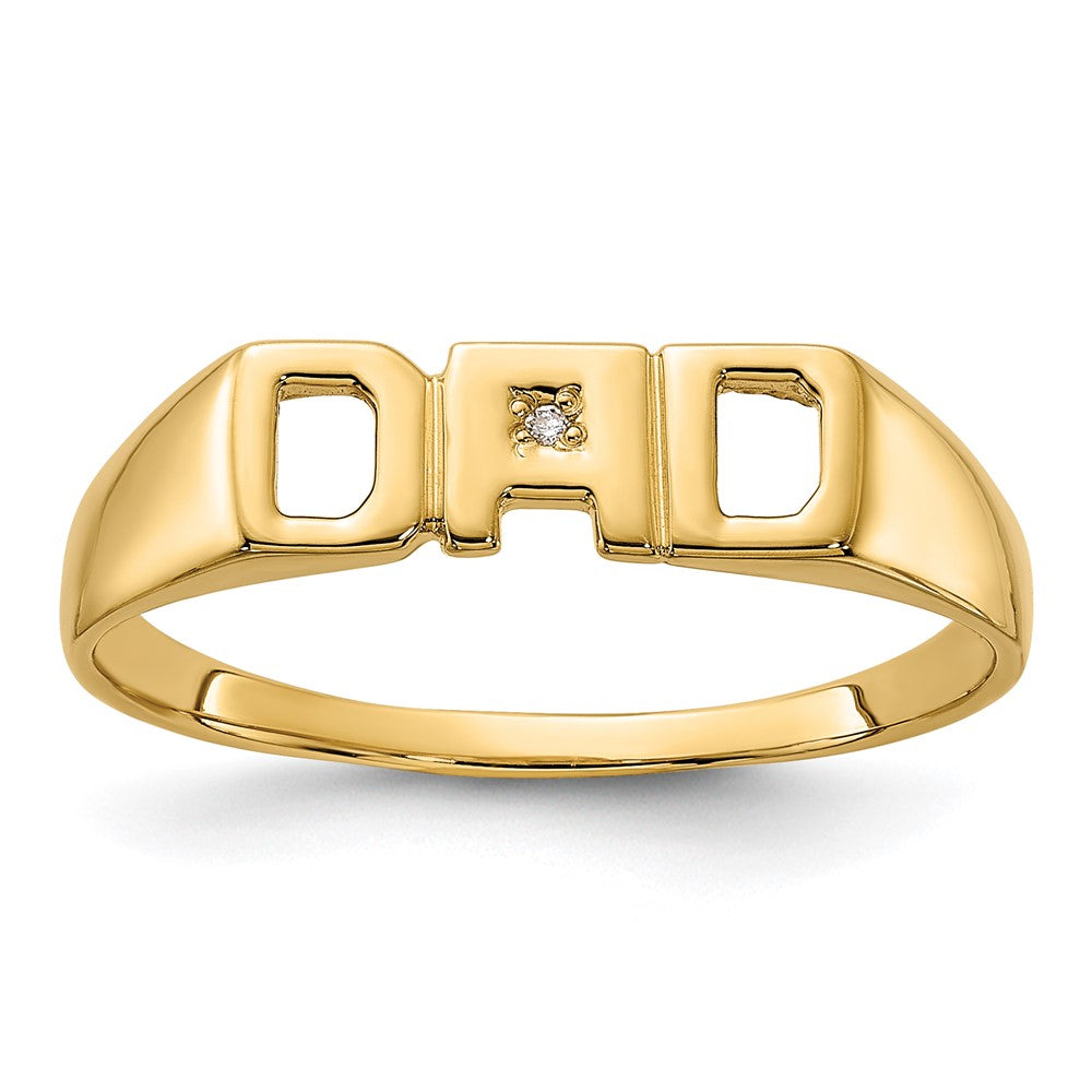 IB Goodman 14k A Diamond Mens DAD Ring