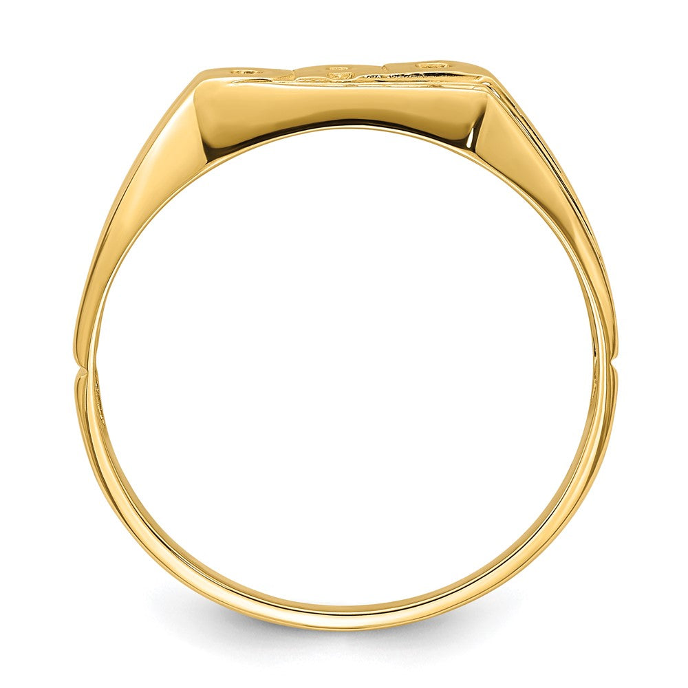 IB Goodman 14k AAA Diamond Mens DAD Ring