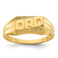 IB Goodman 14k VS Diamond Mens DAD Ring