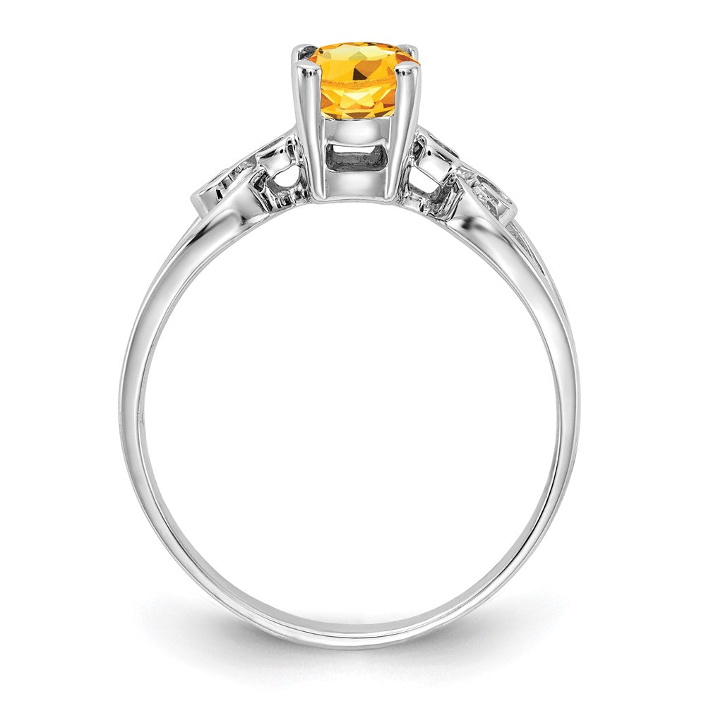 14ky Gold Citrine Ring