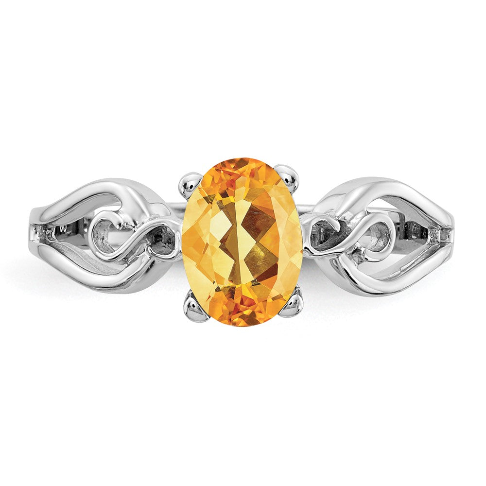 14ky Gold Citrine Ring