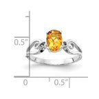 14ky Gold Citrine Ring