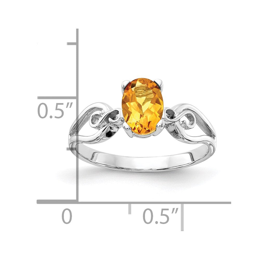 14ky Gold Citrine Ring