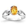 14ky Gold Citrine Ring