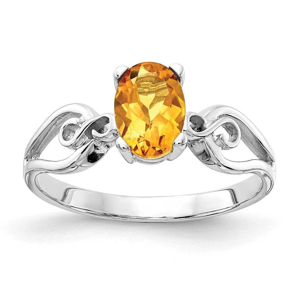 14ky Gold Citrine Ring