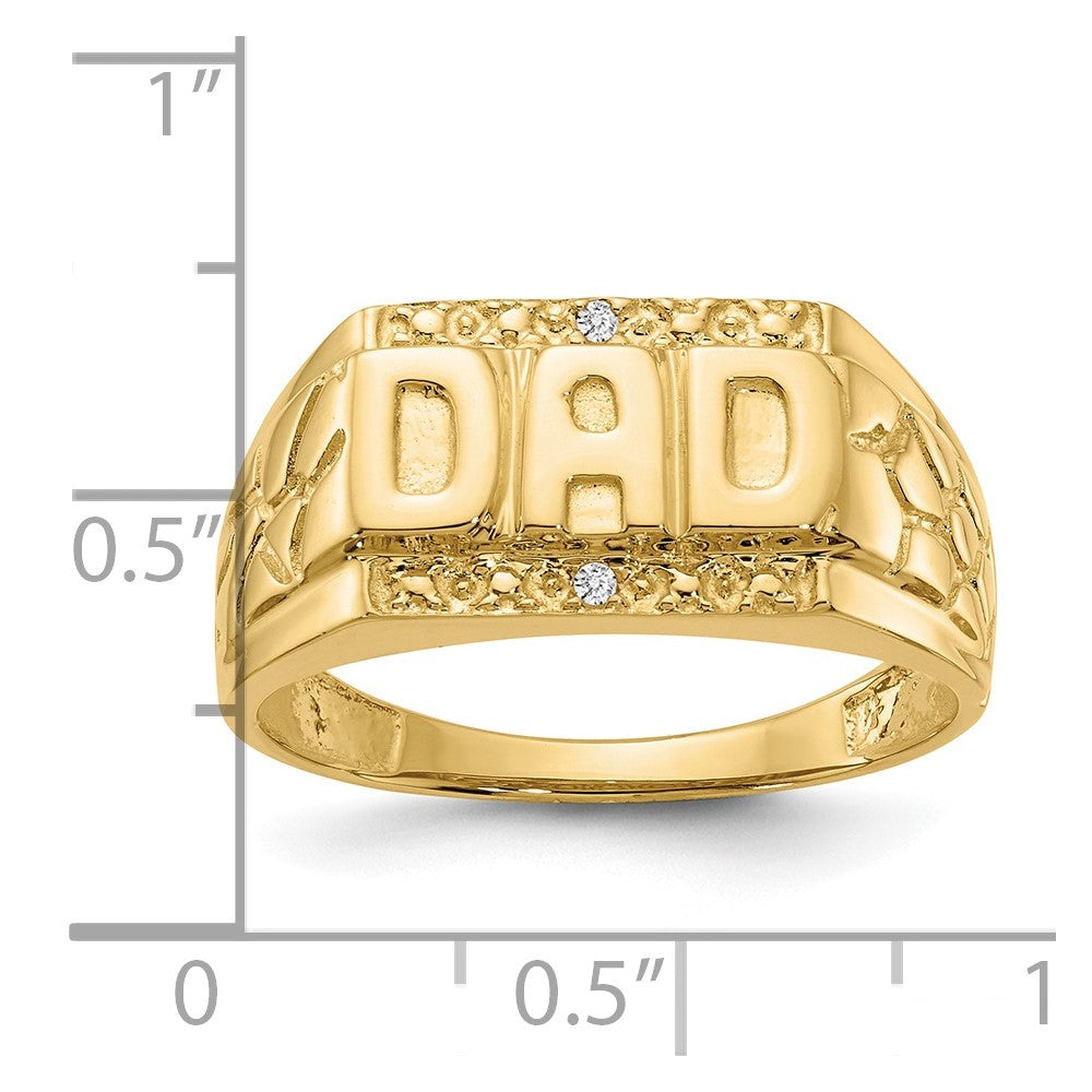 IB Goodman 14k VS Diamond Mens DAD Ring
