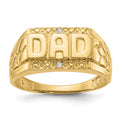 IB Goodman 14k AA Diamond Mens DAD Ring