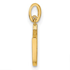 14k CZ Horseshoe Childrens Pendant