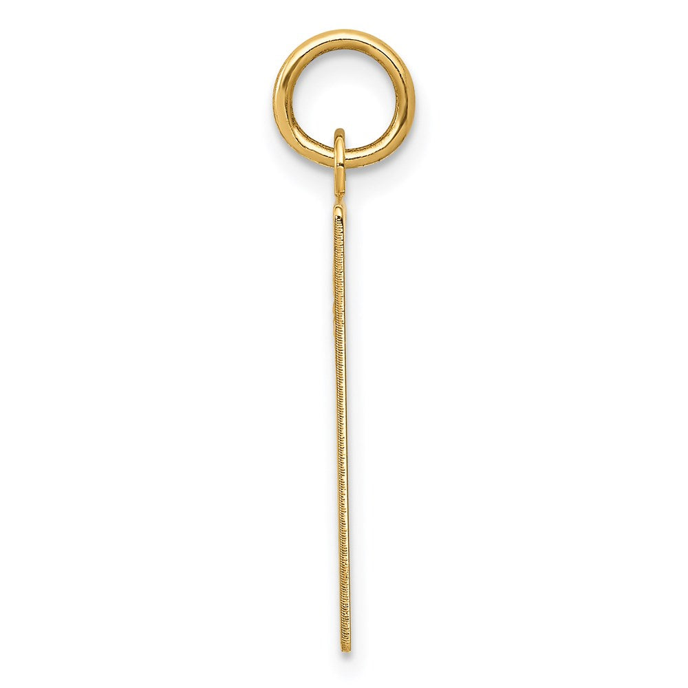 14k Thursday the First Day Engravable Calendar Pendant
