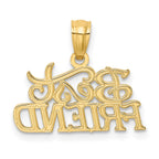 14k BEST FRIEND Pendant