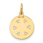 14k Small EMERGENCY MEDICAL TECHNICIAN Disc Charm