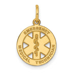 14k Small EMERGENCY MEDICAL TECHNICIAN Disc Charm