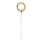 14k Large Script Letter P Initial Charm