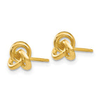 14k Trinity Knot Post Earrings