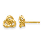 14k Trinity Knot Post Earrings
