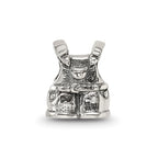 Sterling Silver Reflections Kids Overalls Bead