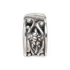 Sterling Silver Reflections Hinged Floral Clip Bead
