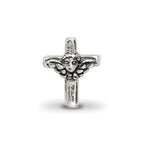 Sterling Silver Reflections Kids Angel Cross Bead