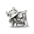 Sterling Silver Reflections Dairy Cow Bead
