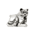 Sterling Silver Reflections Exotic Shorthair Cat Bead